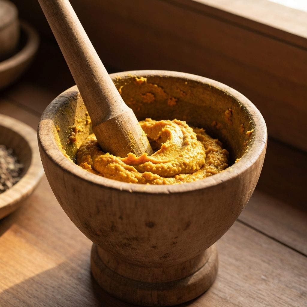 Herbal paste blend jamu style